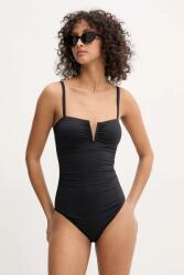 Ralph Lauren costum de baie dintr-o bucată culoarea negru, cupa usor rigidizata, 20401066 PPYA-BID1GU_99X (20401066) Costum de baie dama