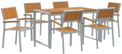 vidaXL Комплект за хранене в градината 7 бр. Сив (3284368)