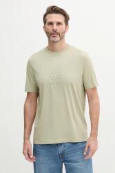 HUGO tricou din bumbac culoarea verde, cu imprimeu, 50535284 PPYA-TSM15O_91X (50535284)