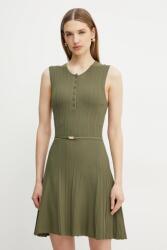 GUESS rochie GIADA culoarea verde, midi, evazată, 5GGK26 5874Z PPYA-SUD20Z_91X (5GGK26.5874Z)