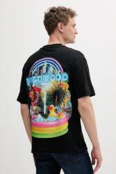 HUGO tricou din bumbac culoarea negru, cu imprimeu, 50538512 PPYA-TSM15U_99X (50538512)