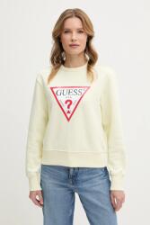 GUESS bluza femei, culoarea galben, cu imprimeu, W2YQ16 KBA11 9BYH-BLD02R_10X (W2YQ16.KBA11)