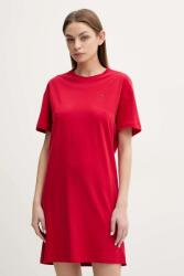 Tommy Hilfiger cămașă de noapte din bumbac femei, culoarea rosu, bumbac, UW0UW05767 PPYA-BID14S_33X (UW0UW05767)