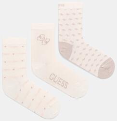 Guess sosete 3-pack femei, culoarea roz, O4BG03. KCJ20 9BYH-LGD071_02X (O4BG03.KCJ20)