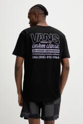Vans tricou din bumbac PPYA-TSM1YY_99X (VN000M60BLK1)
