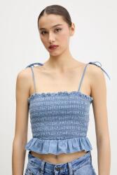Tommy Hilfiger top din bumbac PPYA-TSD1R2_55J (DW0DW20284)