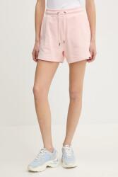 Guess Jeans pantaloni scurți din bumbac femei, culoarea roz, uni, high waist, W5GD0O K68I4 PPYA-SZD0OU_03X (W5GD0O.K68I4)