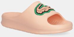 Lacoste papuci SERVE SLIDE 2.0 culoarea portocaliu, cu platforma, 49CFA0027 PPYA-KLD0JA_24X (49CFA0027)