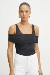 PINKO body femei, culoarea negru, neted, 104832 A2H1 PPYA-BDD040_99X (104832.A2H1)