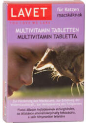 LAVET tabletta multivitamin macskáknak 50db