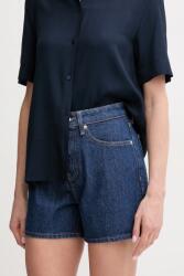 Tommy Hilfiger pantaloni scurți jeans femei, uni, high waist, WW0WW44385 PPYA-SZD0FZ_55J (WW0WW44385)
