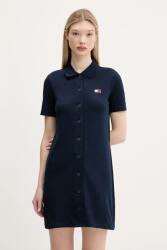 Tommy Hilfiger rochie culoarea bleumarin, mini, dreaptă, DW0DW20302 PPYA-SUD1U5_59X (DW0DW20302)