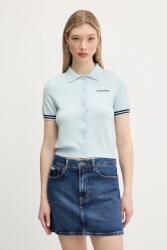 Guess Jeans tricou polo din amestec de lână PPYA-POD02P_50X (W5GR03.Z3HO2)