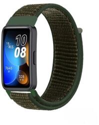 Mybandz 33509 tépőzáras szövet óraszíj/khaki huawei band 8 (33509) - bevachip