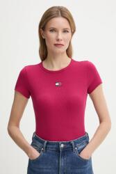 Tommy Jeans tricou pentru femei din bumbac cu elastan PPYH-TSD1T7_43X (DW0DW17881)