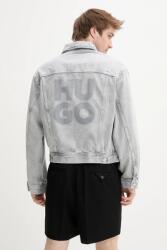 HUGO geaca jeans culoarea gri, de tranzitie, 50537733 PPYA-KUM0F0_90X (50537733)