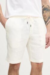 Tommy Hilfiger pantaloni scurti din in barbati, culoarea bej, MW0MW37804 PPYA-SZM0LN_01X (MW0MW37804)