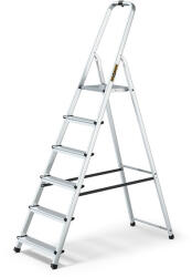 IRIS TOOLS HL-600-6S 6 (5+1) lépcsős alumínium létra, összecsukható, 125 kg teherbírás (HL-600-6S) - haztartasibolt