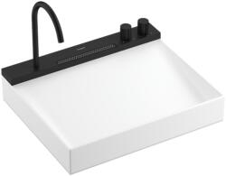 Hansgrohe Avalegra AquaUnit 580/475 mosdórendszer zuhanyvízsugárral Matt Fekete 22472670 (22472670)
