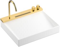 Hansgrohe Avalegra AquaUnit 580/475 mosdórendszer zuhanyvízsugárral Polírozott Arany Hatású 22472990 (22472990)