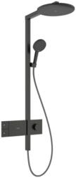 Hansgrohe Raindance Alive S Showerpipe 300, 1jet, EcoSmart, ShowerSelect Comfort Szálcsiszolt Fekete Króm 24583340 (24583340)
