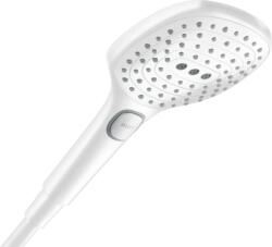 Hansgrohe Raindance Select E Kézizuhany 120, 3jet, PowderRain, EcoSmart+ Matt Fehér 28729700 (28729700)
