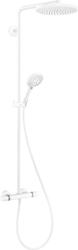 Hansgrohe Raindance S Showerpipe 240, 1jet, PowderRain, EcoSmart, termosztáttal Matt Fehér 28823700 (28823700)