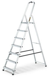 IRIS TOOLS HL-700-7S 7 (6+1) lépcsős alumínium létra, összecsukható, 125 kg teherbírás (HL-700-7S) - haztartasibolt