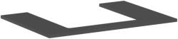 Hansgrohe Xilesa E Pultlap 780/550, középkivágással, ráültetett mosdótálhoz Matt Palaszürke 54269760 (54269760)