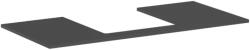 Hansgrohe Xilesa E Pultlap 1180/550, középkivágással, ráültetett mosdótálhoz Matt Palaszürke 54271760 (54271760)