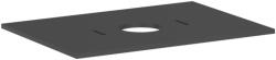 Hansgrohe Xilesa E Pultlap 780/550, középkivágással, csapfurat nélküli mosdótálhoz Matt Palaszürke 54275760 (54275760)
