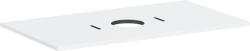 Hansgrohe Xilesa E Pultlap 980/550 középkivágással, csapfurat nélküli mosdótálhoz Matt Fehér 54276700 (54276700)