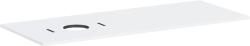 Hansgrohe Xilesa E Pultlap 1375/550, bal oldali kivágással, csapfurat nélküli, ráültetett mosdótálhoz Matt Fehér 54278700 (54278700)