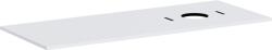 Hansgrohe Xilesa E Pultlap 1375/550, jobb oldali kivágással, csapfurat nélküli mosdótálhoz Matt Fehér 54279700 (54279700)