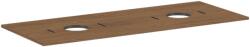 Hansgrohe Xilesa E Pultlap 1375/550, dupla kivágással, csapfurat nélküli mosdótálhoz Kasmír tölgy 54280550 (54280550)