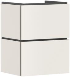 Hansgrohe Xilesa E Mosdószekrény 480/380, 2 fiókkal, PushOpen, kézmosóhoz Matt Homokszín 54290780 (54290780)
