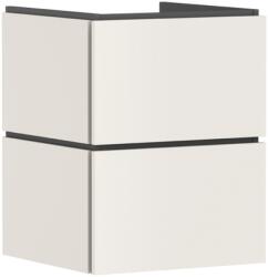 Hansgrohe Xilesa E Mosdószekrény 480/470, 2 fiókkal, Push-Open, kézmosóhoz Matt Homokszín 54291780 (54291780)