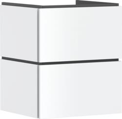 Hansgrohe Xilesa E Mosdószekrény 530/470, 2 fiókos, Push-Open, normál mosdóhoz Matt Fehér 54292700 (54292700)