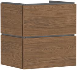 Hansgrohe Xilesa E Mosdószekrény 580/470, 2 fiókkal, Push-Open, normál mosdókhoz Kasmír tölgy 54293550 (54293550)