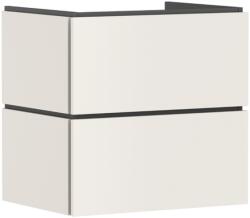 Hansgrohe Xilesa E Mosdószekrény 630/470, 2 fiókkal, Push-Open, normál mosdóhoz Matt Homokszín 54294780 (54294780)