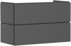 Hansgrohe Xilesa E Mosdószekrény 980/470, 2 fiókos, Push-Open, normál mosdóhoz Matt Palaszürke 54297760 (54297760)