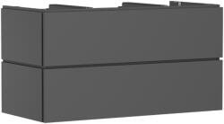 Hansgrohe Xilesa E Konzolos mosdószekrény 1180/550, 2 fiókkal, Push-Open, ráültetett mosdótálhoz Matt Palaszürke 54304760 (54304760)