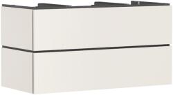 Hansgrohe Xilesa E Konzolos mosdószekrény 1180/550, 2 fiókkal, Push-Open, ráültetett mosdótálhoz Matt Homokszín 54304780 (54304780)