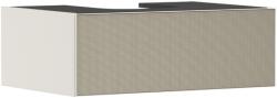 Hansgrohe Xevolos E Konzolos mosdószekrény Matt Homokbézs színben 780/550, 1 fiókkal, ráültetett mosdótálhoz Texturált bronz 54311390 (54311390)