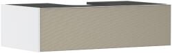Hansgrohe Xevolos E Konzolos mosdószekrény Matt Fehér színben 980/550, 1 fiókkal, ráültetett mosdótálhoz Texturált bronz 54313390 (54313390)