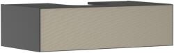 Hansgrohe Xevolos E Konzolos mosdószekrény Matt Gyémántszürke színben 980/550, 1 fiókkal, ráültetett mosdótálhoz Texturált bronz 54315390 (54315390)