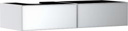 Hansgrohe Xevolos E Konzolos mosdószekrény Matt Fehér színben 1370/550, 2 fiókkal, ráültetett mosdótálhoz, balos Metálfehér 54319320 (54319320)