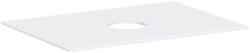 Hansgrohe Xevolos E Pultlap 780/550, középkivágással, csapfurat nélküli mosdótálhoz Matt Fehér 54328700 (54328700)