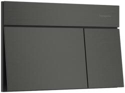 Hansgrohe iFrame Element E Öblítőlap, dual mennyiség Szálcsiszolt Fekete Króm 66003340 (66003340)