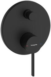 Hansgrohe Zesis S Egykaros kádcsaptelep, falsík alatti, beépített biztonsági kombinációval EN1717, iBoxhoz Matt Fekete 74416670 (74416670)